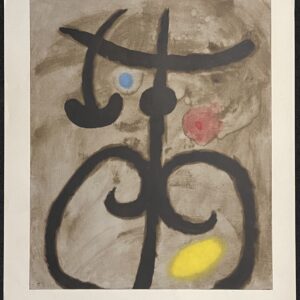 Joan Miró Femme assise III/V Lithographie Maeght 1960