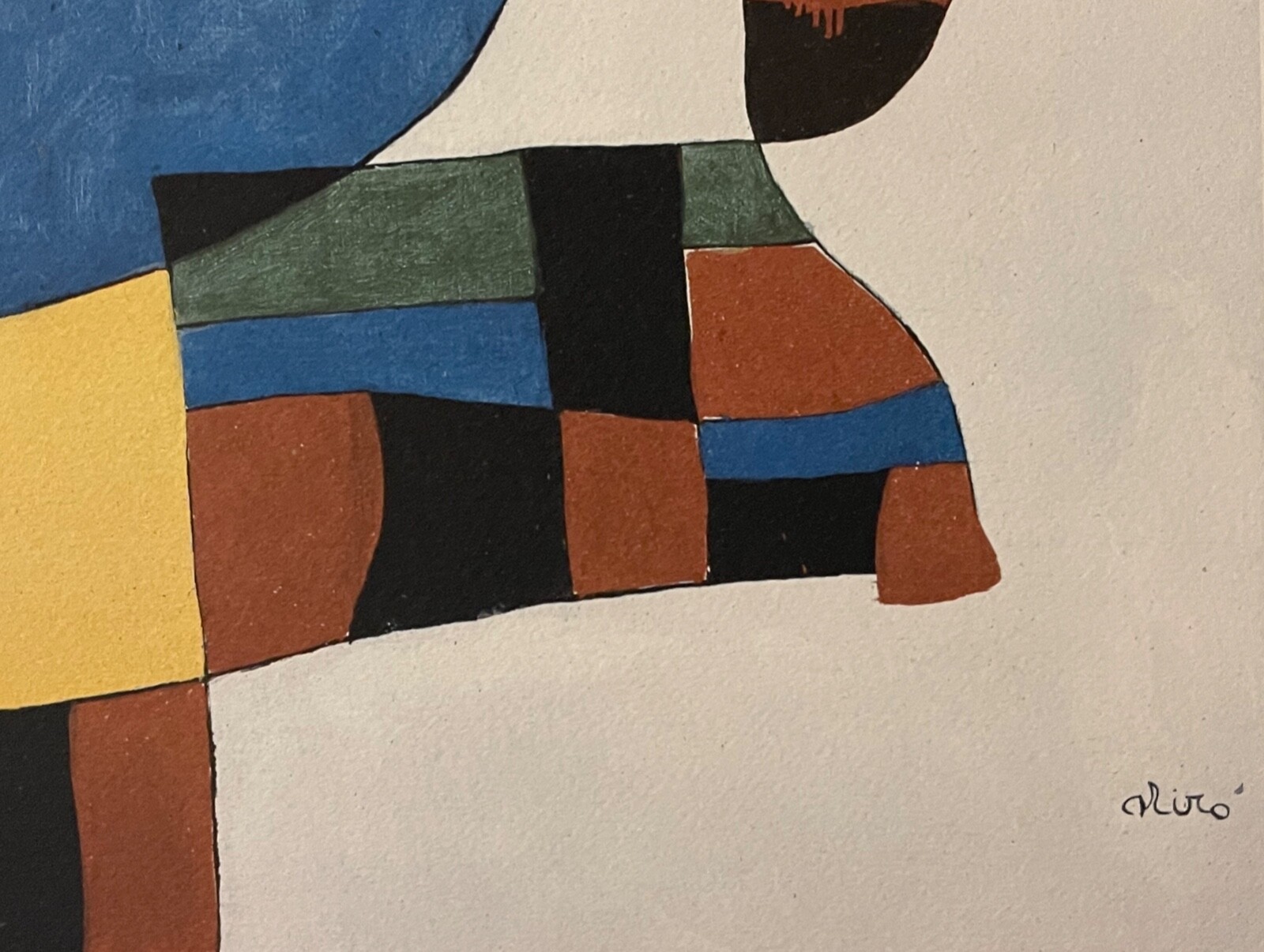 Joan Miró lithographie Femme oiseau étoile (Hommage à Pablo Picasso 1966) Miro – Image 4