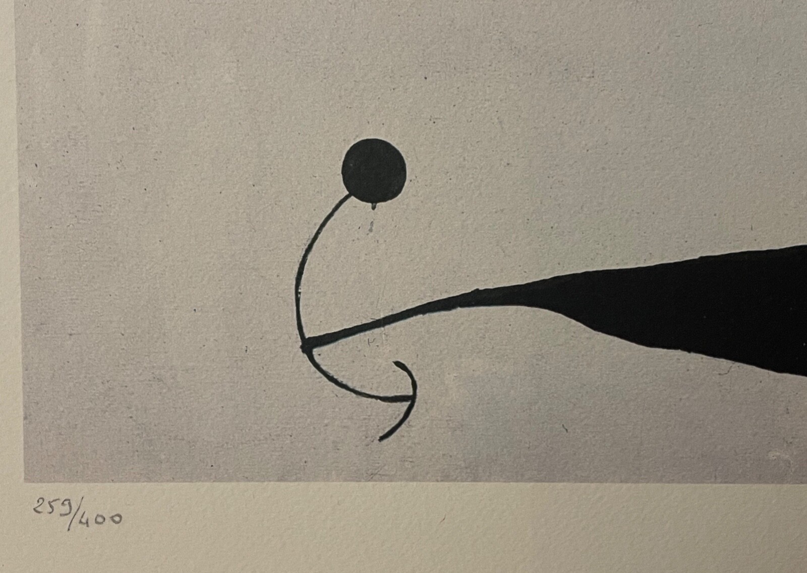 Joan Miró lithographie Femme oiseau étoile (Hommage à Pablo Picasso 1966) Miro – Image 3