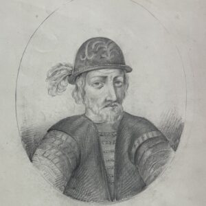 Guillaume Ier comte de Provence dit le Libérateur (945-993) Dessin vers 1850