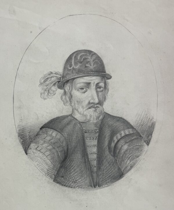 Guillaume Ier comte de Provence dit le Libérateur (945-993) Dessin vers 1850