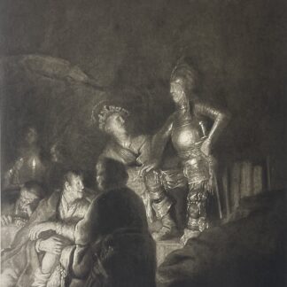 Rembrandt van Rijn Saint Pierre au milieu des valets du grand prêtre Héliogravure 1898