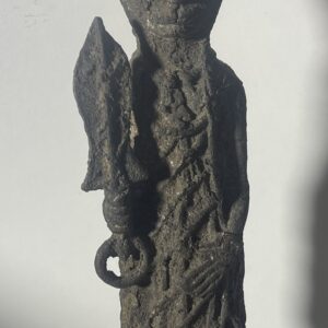 Oba en tenue de guerre Benin Bronze IFE 27 cm fin du XXe