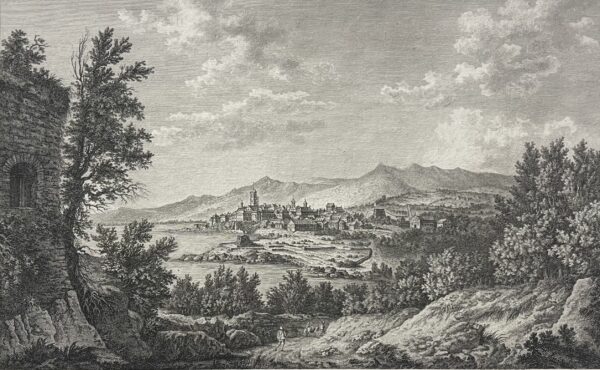 Corse Bastia Gravure d’après Daubigny vers 1780