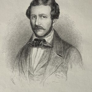 Gaetano Maria Donizetti (1797-1848) compositeur Musique Italie gravure 1860