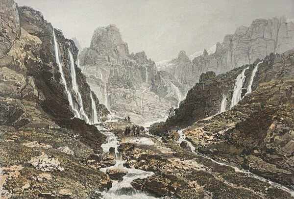 Sixt Haute-Savoie Fond de la Combe Mont Ruant France 1864 Antique Alpes France