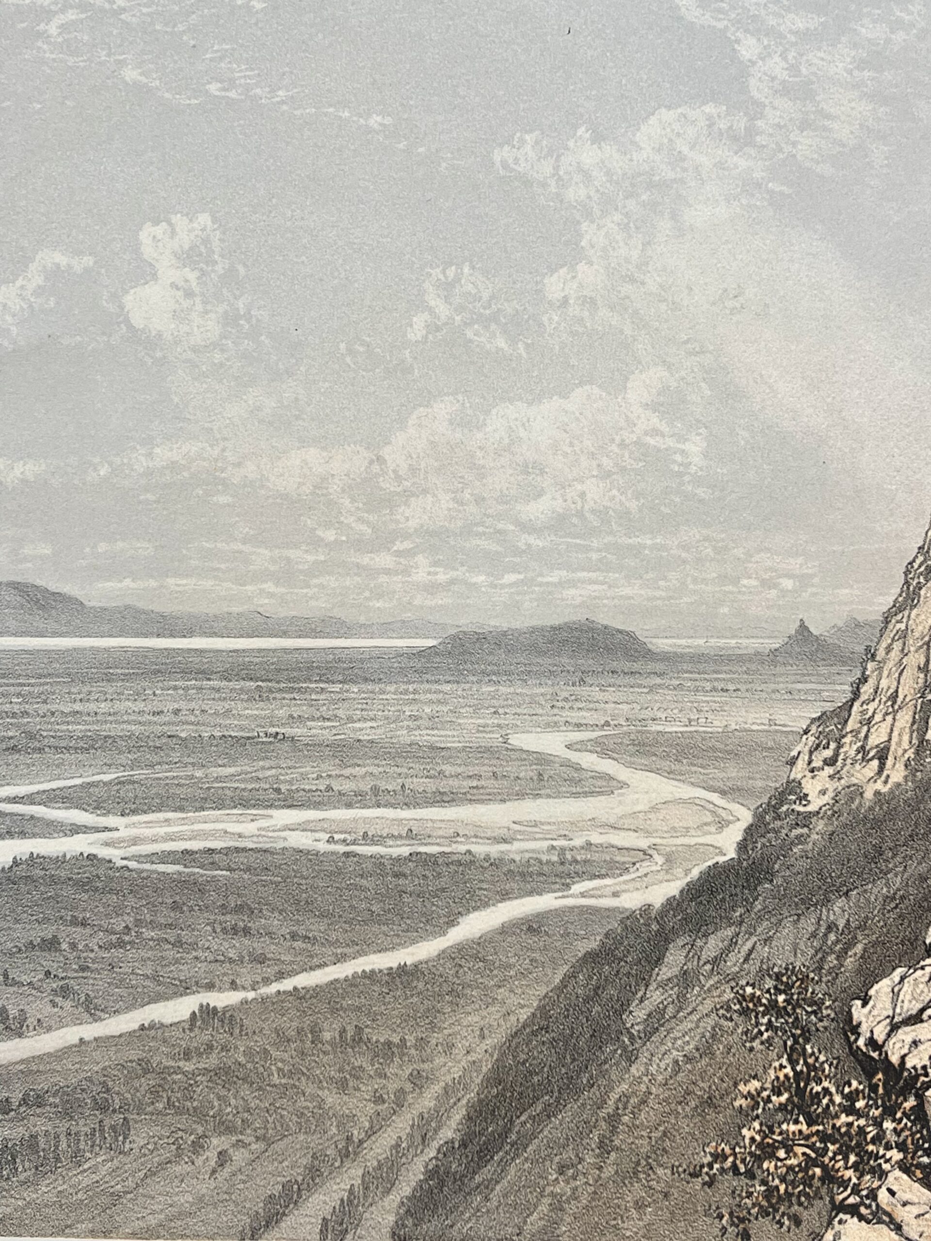 Antique Pas de l'Echelle Mont Saleve France 1864 Alpine View Haute-Savoie – Image 4