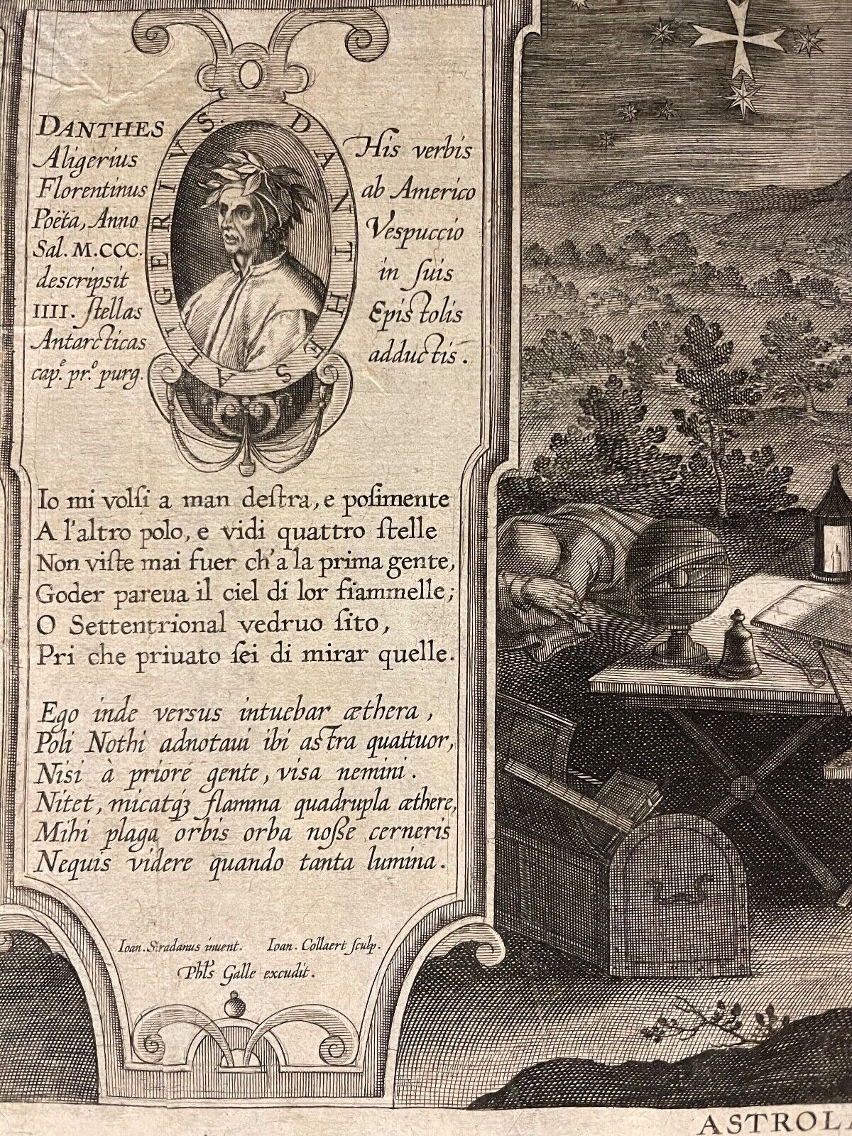 Philippe Galle Jan van der Straet Jan Collaert Amerigo Vespucci astrolabe 1595 – Image 4