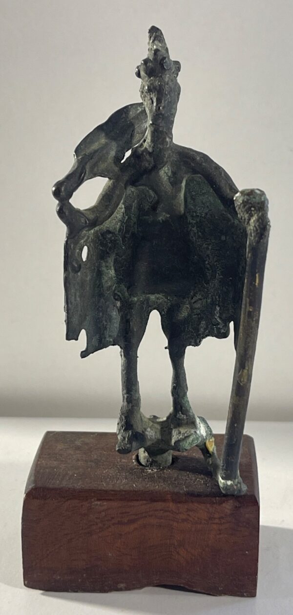 Sardaigne Italie Guerrier nuragique Bronze reproduction XXe