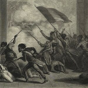 Révolution Française 10 août 1792 chute de la monarchie Gravure c 1830 France