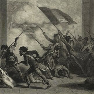 Révolution Française 10 août 1792 chute de la monarchie Gravure c 1830 France