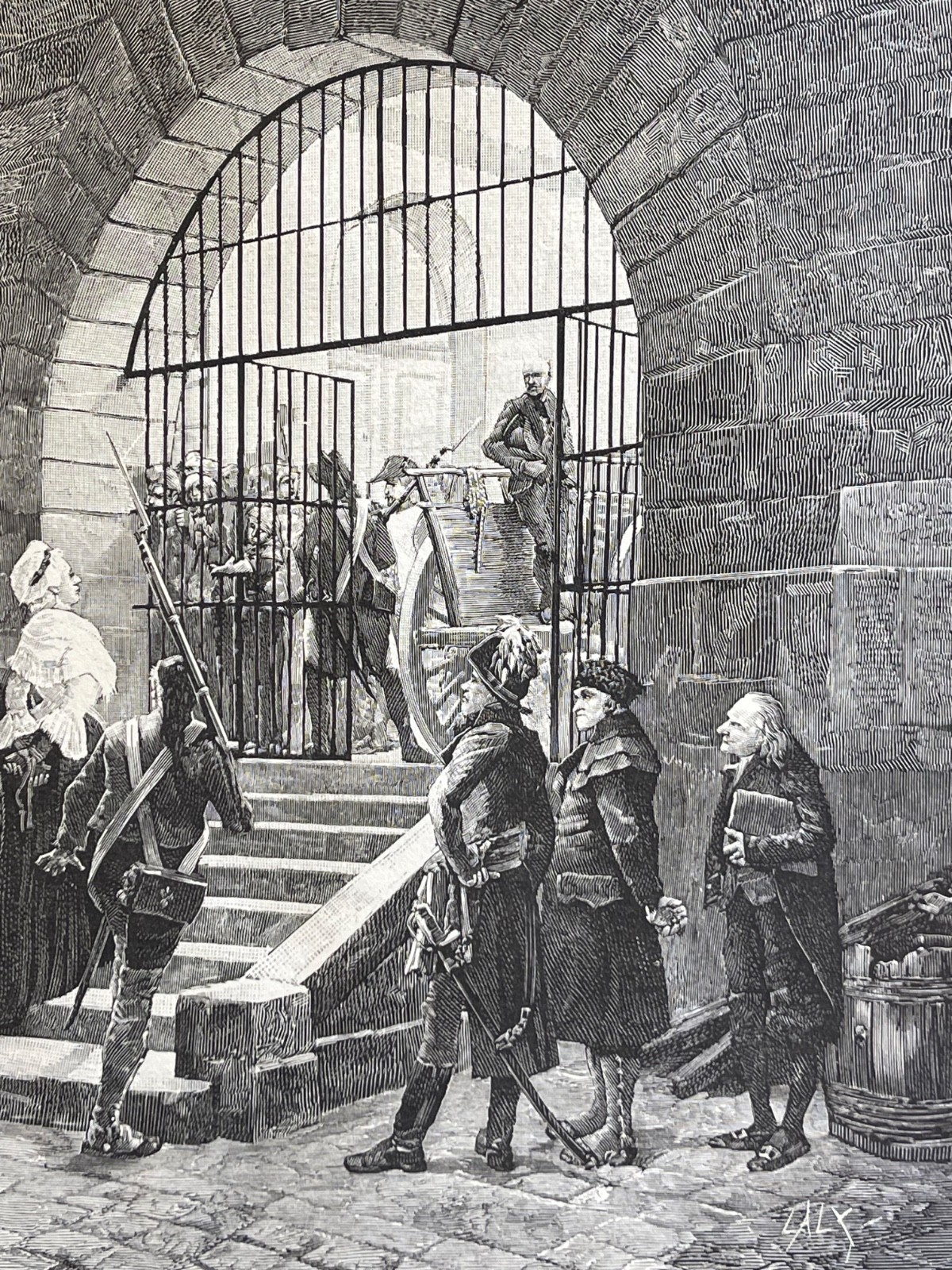 Marie-Antoinette d'Autriche (1755-1793) reine de France emmenée à la guillotine – Image 5