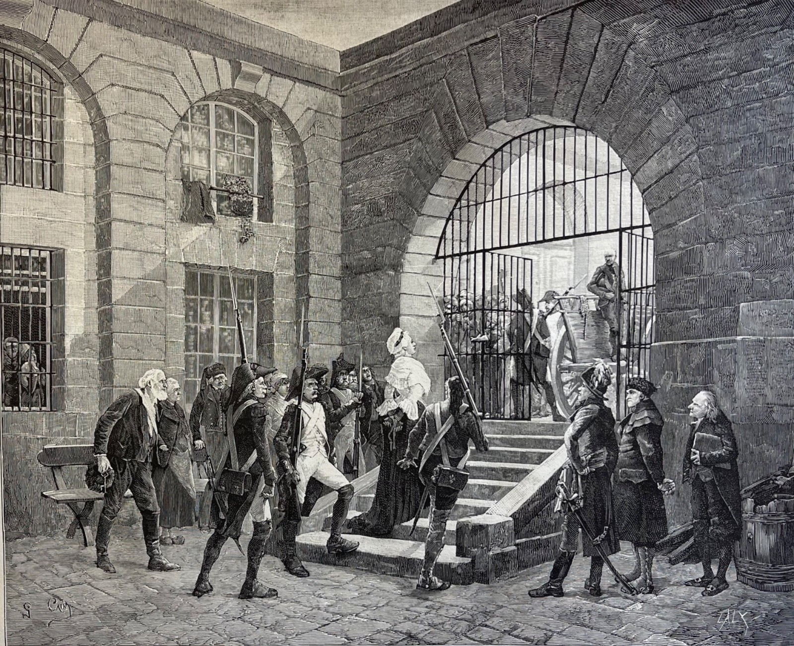 Marie-Antoinette d'Autriche (1755-1793) reine de France emmenée à la guillotine – Image 6