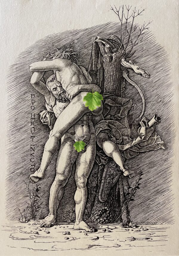 Andrea Mantegna (1431–1506) Hercule et Antée impression Amand Durand c 1880