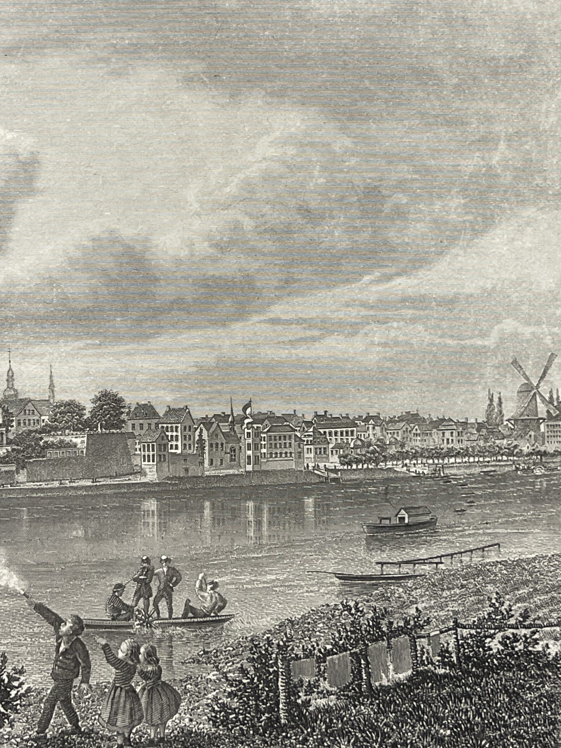 Allemagne Bonn Nordrhein-Westfalen Deutschland gravure 1880 – Image 4