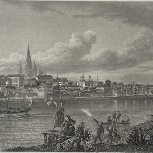 Allemagne Bonn Nordrhein-Westfalen Deutschland gravure 1880
