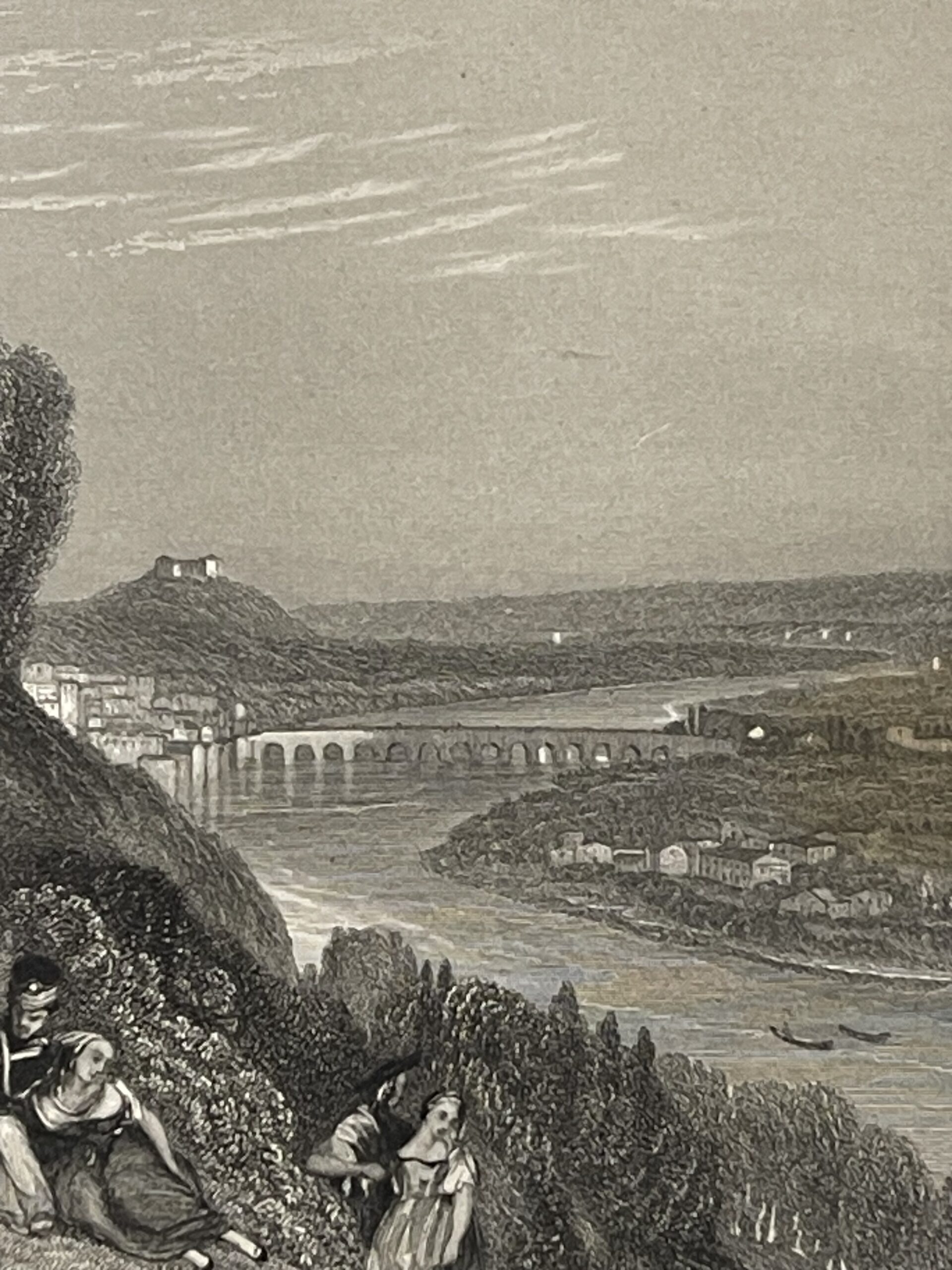 Paris W Turner Lanterne de Saint-Cloud France graveur Willmore C 1833 – Image 5