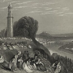 Paris W Turner Lanterne de Saint-Cloud France graveur Willmore C 1833