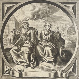 Riche et Pauvre composition morale XVIIe Jacob Cats Adriaen van de Venne XVIIe