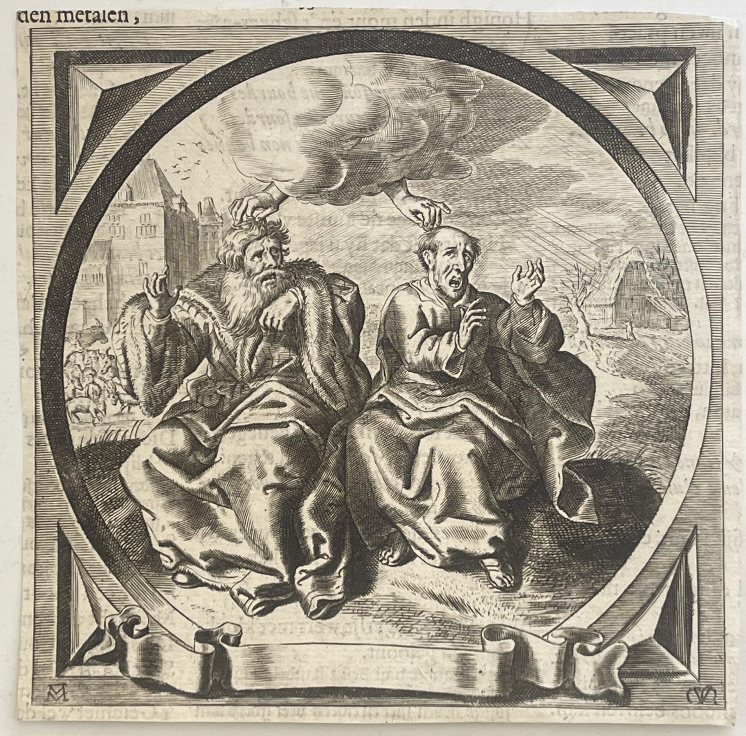 Riche et Pauvre composition morale XVIIe Jacob Cats Adriaen van de Venne XVIIe – Image 2