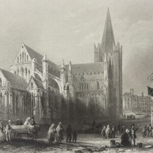 Irlande Dublin Cathédrale Saint-Patrick William Henry Bartlett et Topham 1859