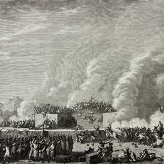 Révolution française à Paris publication de la loi martiale au Champ de Mars en 1791 gravure de 1804