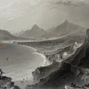 Irlande Baie DE KILLINEY PRES DE DUBLIN d'après William Henry Bartlett c 1859