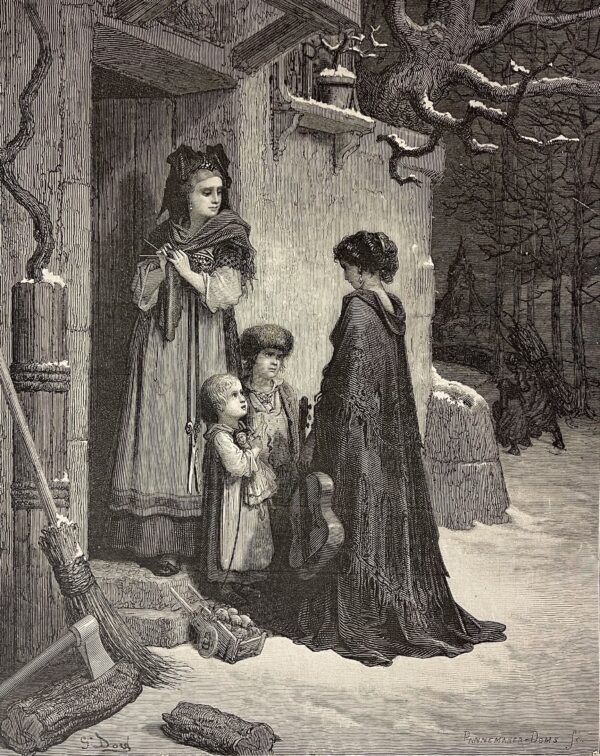 La cigale et la fourmi Gustave Doré Fable de la Fontaine 1868 Alsace