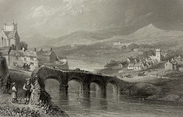 Irlande Bray au sud de Dublin d'après William Henry Bartlett c 1859