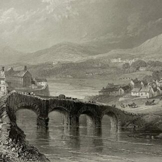 Irlande Bray au sud de Dublin d'après William Henry Bartlett c 1859