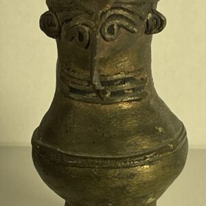 Bronze anthropomorphe d'inspiration himalayenne évoquant les productions votive