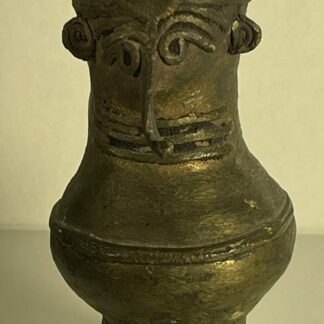 Bronze anthropomorphe d'inspiration himalayenne évoquant les productions votive