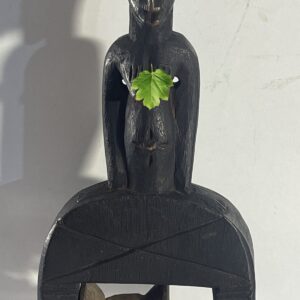 Côte d’Ivoire Baoulé Poulie de métier à tisser anthropomorphe ancienne Pulley