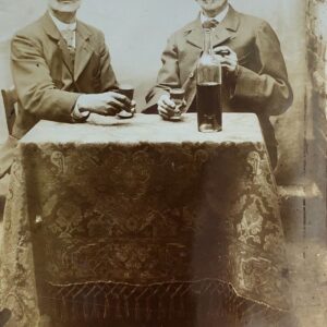 Denain ancienne photographie Buveurs Joseph Nelles c 1862 Old French photograph