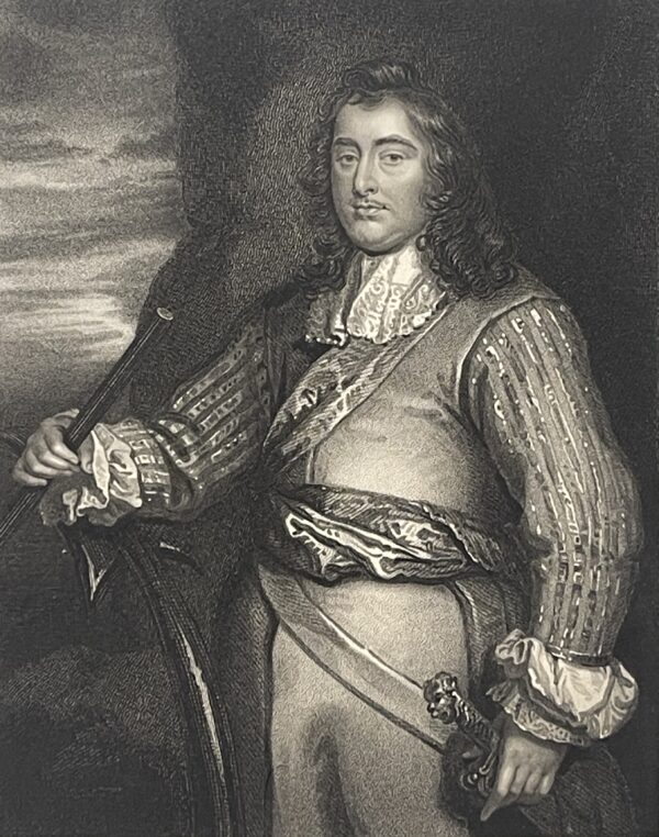 George Monck Duke of Albemarle Antique Engraving Portrait British General c 1835