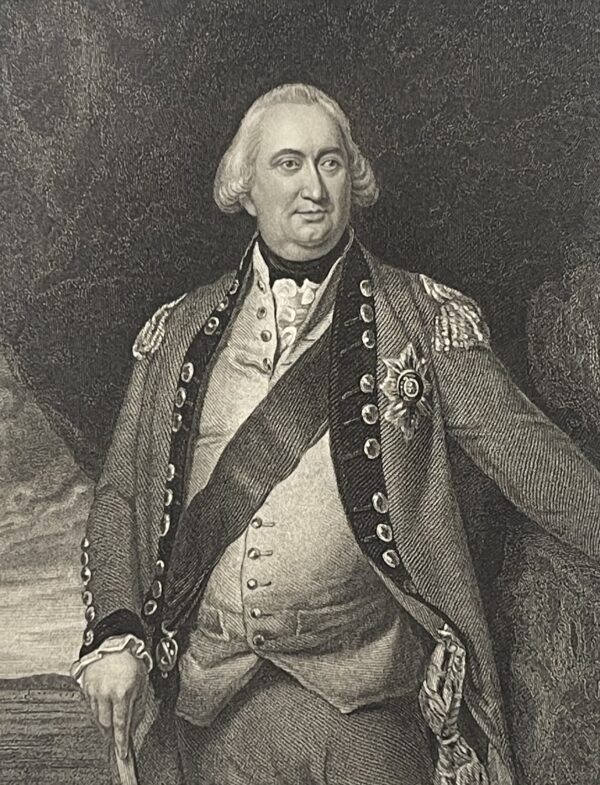 Charles Cornwallis (1738-1805) American Revolution British General Engraving
