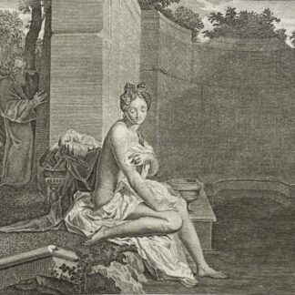 Suzanne et les vieillards Jean-Baptiste Santerre Engraving c 1810