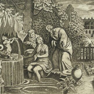 Suzanne et les vieillards Engraving 1770