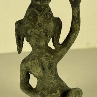 Népal ou du Tibet petit bronze ancien personnage rituel assis art asiatique