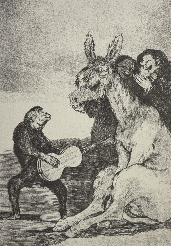 Francisco Goya (1746-1828) Bravísimo! héliogravure 1970 Espagna Spain Engraving