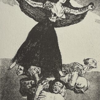 Francisco Goya (1746-1828) Volaverunt héliogravure 1970 Espagna Spain Engraving