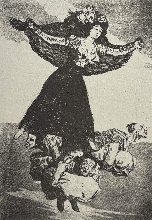 rancisco Goya (1746-1828) Volaverunt héliogravure 1970 Espagna Spain Engraving