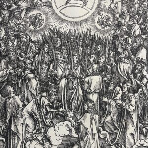 Albrecht Dürer Adoration de l’Agneau Mystique 1498 Fac-similé 1900 Engraving