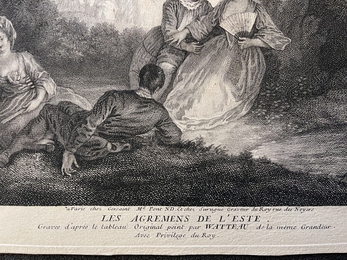 Antoine Watteau (1664-1721) Les Agréments de l’Été Jacques de Favannes c 1730 – Image 6