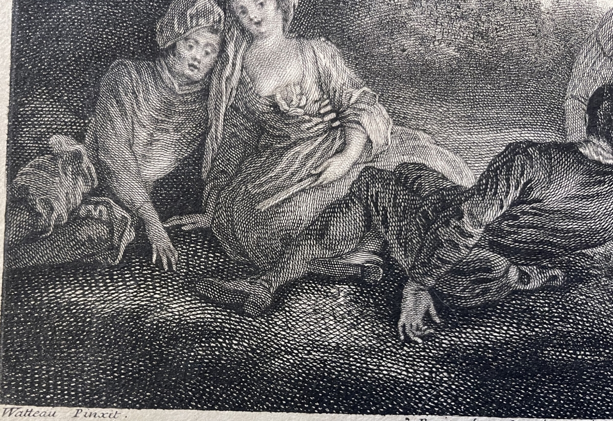Antoine Watteau (1664-1721) Les Agréments de l’Été Jacques de Favannes c 1730 – Image 7