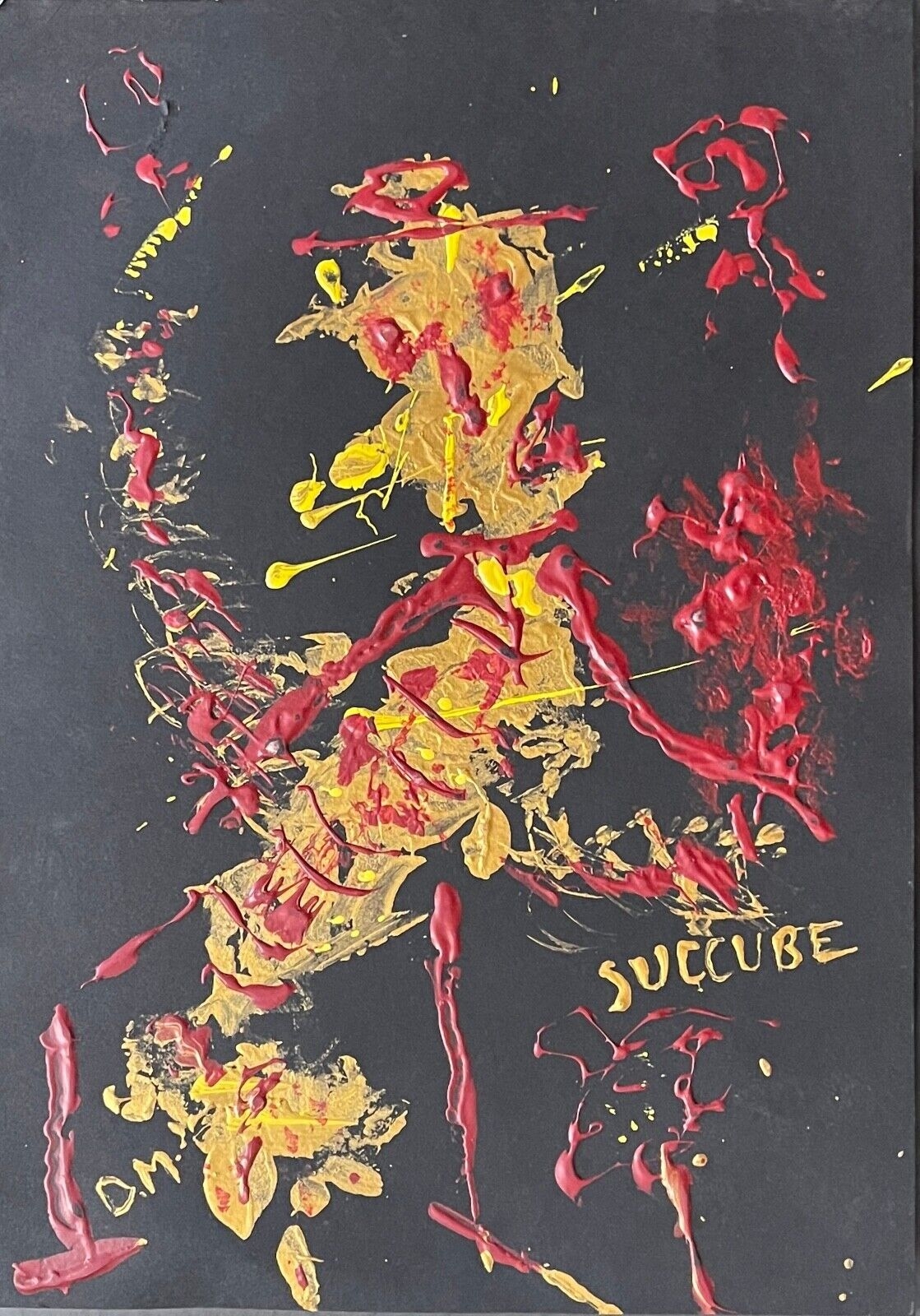 Art vaudou Brésil Succube démon judéo-chrétien féminin voodoo Vaudun Art Brut – Image 2