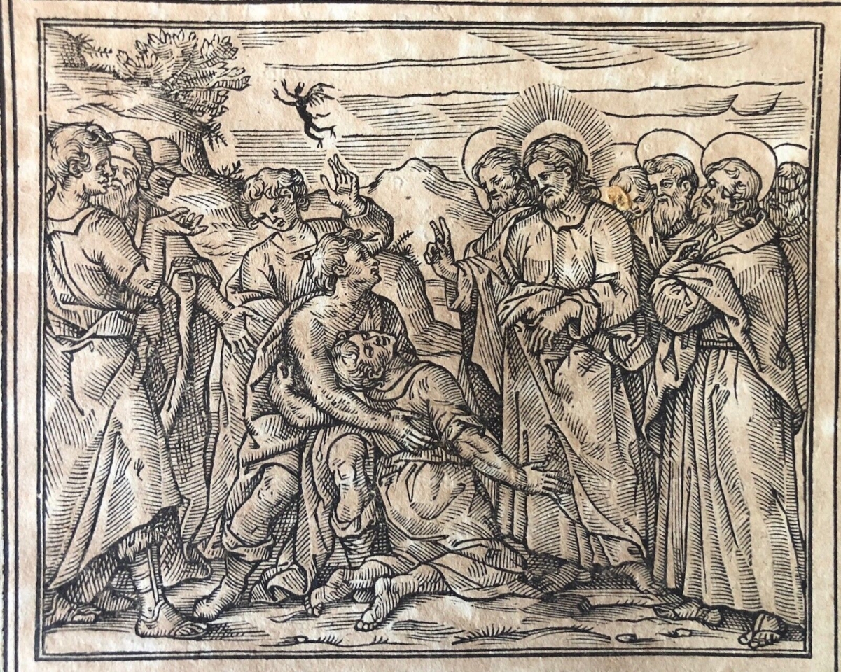 Exorcism Evangiles Arabe Raimondi 1591 Tempesta Parasole Roma Jésus exorcisme – Image 3