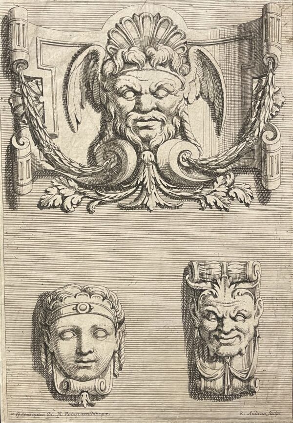 17th Century Ornamental Engraving Georges Charmeton Charles Ardran 1676