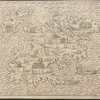 Madagascar 1575 Map André Thevet Woodcut Cosmographie Universelle Early Africa