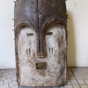 African Lega Mask Congo RDC Tribal Art Wood Mask Bwami Society circa 1980